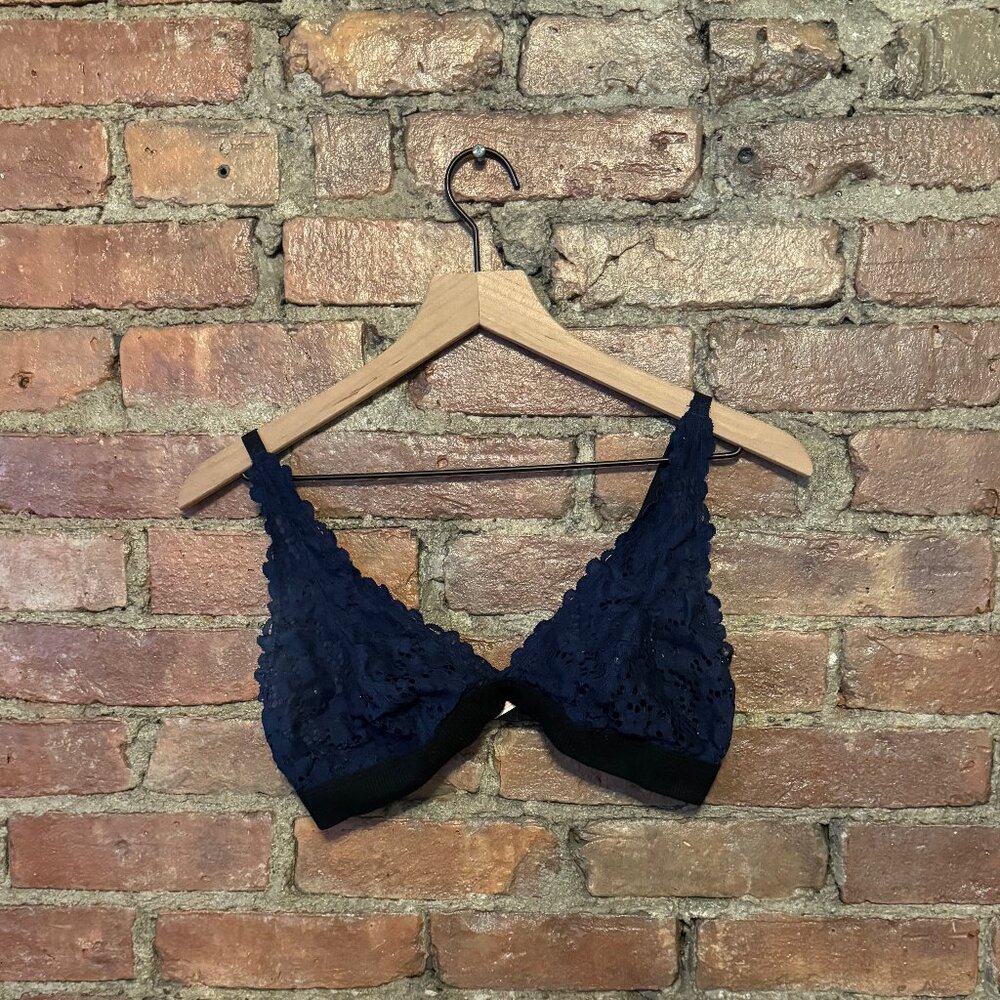 Target Blue and Black bralette